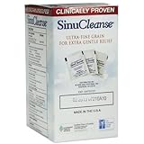 SinuCleanse Neti Pot Kit with 90 packets of Natural Saline Solution