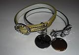 Gold Cat Safety Collar diamonte buckle PLUS Name TAG ID CHARM