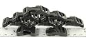 20-5/8" Economy Contoured Side Release Plastic Buckles