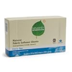 Seventh Generation Fabric Softener Sheets, Free & Clear, 65-Count Boxes (Pack of 3)