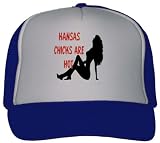 KANSAS CHICKS Are Hot Adult Mesh Back Trucker Cap / Hat ROYAL