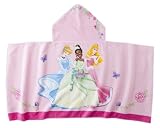 Disney Princess Hooded Towel: Features Cinderella, Tiana and Aurora