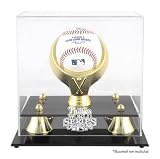 Philadelphia Phillies 2008 World Series Golden Classic Single Baseball Logo Display Case - MLB Rings