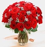 Three Dozen Long-Stemmed Red Roses