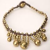 Gypsy boho bead brass gold bell ankle bracelet anklet by 81stgeneration 41I4aIcW1SL. SL160 Gypsy boho bead brass gold bell ankle bracelet anklet by 81stgeneration