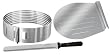 Zenker 2411 Kuchenschneidhilfe-Set, 3-teilig