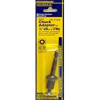 Eazypower 30206 1/4-Inch Hex Shank Chuck Adapter with 1/2-Inch-20 UNF Thread