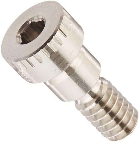 316 Stainless Steel Shoulder Screw, Plain Finish, Socket Head Cap, Hex Socket Drive, Standard Tolerance, Meets ASME B18.3, 5/16" Shoulder Diameter, 1/4" Shoulder Length, Partially Threaded, 1/4"-20 Threads, 7/16" Thread Length, Made in US, (Pack of 1)