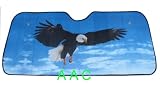 Automotive Windshield Sun Shade - Bold Eagle