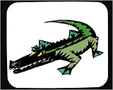 Decorated Mouse Pad with green, alligator, reptile, crawling, lizard