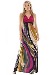 Elastane/Polyester Empire   Waistline Summer Party Dress/Jumpsuit/Maxi Dress 