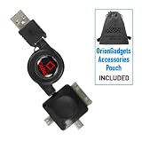 41I4ejG4xAL. SL160  3 in 1 Retractable Sync and Charge USB Cable for T Mobile myTouch 4G Slide