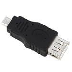 USB A 2.0 female to Micro USB B male...