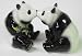 Panda Bear Salt and Pepper set #93455