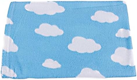 Pets Blanket Dogs Cats Throws 31" X 35" Cloud Print Blue