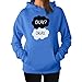 TeeStars Women's - Okay? Okay Hoodie Medium California Blue