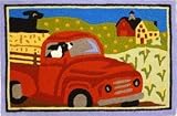 Farm Truck Doormat-Jellybean Rug