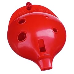 Ocarina Workshop - Englische Okarina, ROT, 4-Fingerl�cher mit denen man 14 T�ne einfach spielen kann