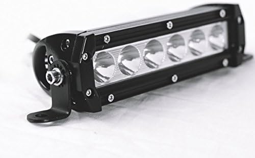 Optic Pro 30W 7 INCH SINGLE ROW SLIM LED LIGHT BAR Light Rail Spot For 4x4 Off Road Baja Trucks Auxiliary