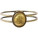 Georgia Bulldogs Vintage Antique Brass Bracelet