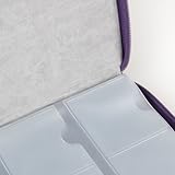 Bundle Monster Nail Art Stamping Plates Zippered Cosmetic Synthetic Leather Storage Case Organizer Holder - MARDI GRAS PURPLE