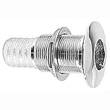 Chrome Plated Bronze Hose Size 1 1/2' Hull Thickness 1 7/8' Perko Thru Hull Connections Bronze