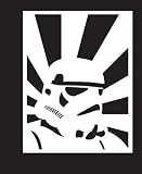 Storm Trooper Rising Sun Decal. White