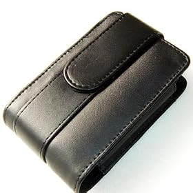 Black camera bag case skin pouch fits SONY CYBER-SHOT DSC W320 (IK006B)