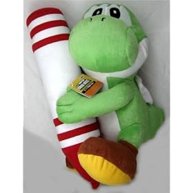 Nintendo Super Mario Yoshi Crayon Plush by gkworld