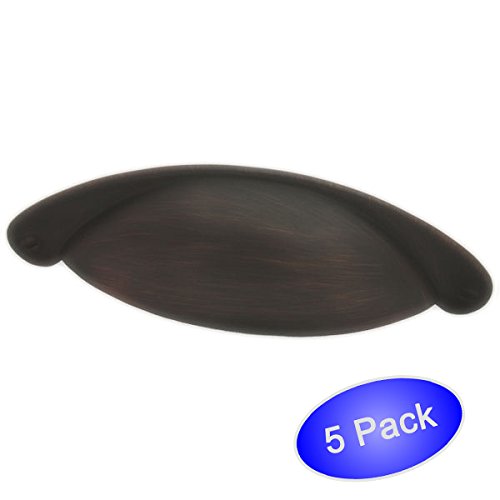 Cosmas 4199ORB Oil Rubbed Bronze Cabinet Hardware Bin Cup Drawer Handle Pull - 3