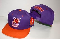 Phoenix Suns Purple / Orange Bill Adjustable Snapback Snap Back Hat / Cap