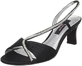 Nina Women's Galloy Slingback Sandal,Black,10 M US