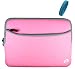 Lenovo S10-1311UW 10.2-Inch Dual Pocket Pink Neoprene Sleeve Carrying Case + Bonus Wristband