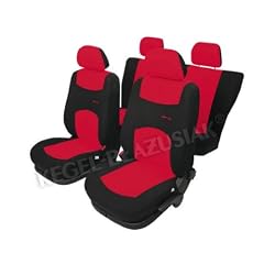 Sitzbez�ge Autositzbez�ge Bez�ge Schonbez�ge RENAULT CLIO 1997- schwarz/rot