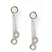 14K2T Diamond Circle Earrings