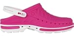 Wock CLOG zoccoli in gomma Fuscia/Bia...