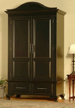 Innovative Bordeaux Cabineted Entertainment Center Armoire (Texas Tea) BxHD-TT