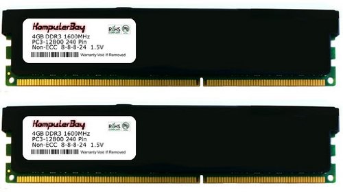 Komputerbay 8GB (2x 4GB) DDR3