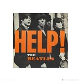 GB eye Ltd, 40x40cm Print, The Beatles, Help