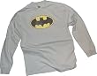 Batman Classic Distressed Logo Adult Long-Sleeve T-Shirt