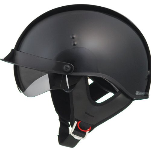G-Max GM55 Full Dress Half Helmet, Black, Size: Lg, Primary Color: Black, Helmet Category: Street, Helmet Type: Half Helmets 355026 On Sale