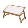 Winsome 98721 Flip Top Bed Tray - White/natural Finish