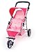 Bayer Design 38223 - Puppen-Sportwagen Jogger Twin, rosa