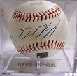 David Krynzel Autographed Baseball
