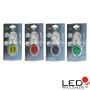 Lot of 12 1 LED Flatlight Key Chains
