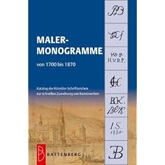 Malermonogramme von 1700 bis 1870