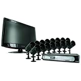 Defender SENTINEL4-005 16 High Resolution Night Vision Surveillance Cameras (Black)