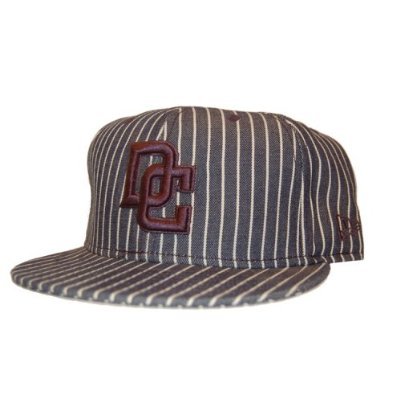 New Era Custom Washington Nationals Fitted Hat - Pin Stripe, 7 3/8