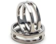 New Titanium Ring, Custom Carved Titanium Bands, Men's & Women's Jewelry 100% Satisfaction