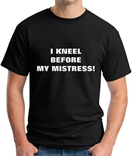 Densiy Men's Tee Funny Mens T Shirts Womyn Domme Best Gift For Someone Black Size Large